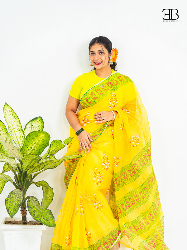 Yellow Saree