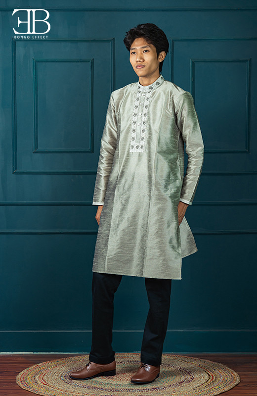 Platinum Silk Panjabi