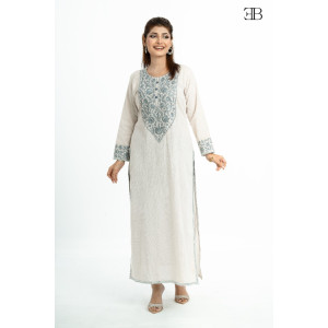 Woven Embroidered Kurti