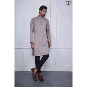 Premium Light Taupe Cotton Panjabi